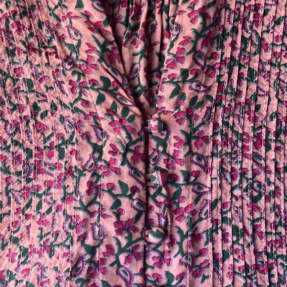 Anthropologie Maeve Lightweight Petunia Pintuck Tank Floral Blouse - Picture 3 of 5